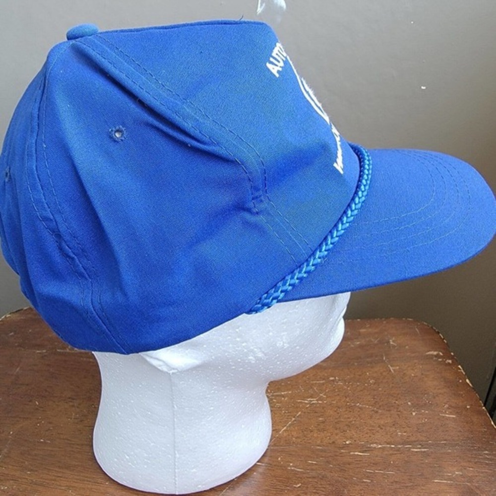 Vintage Auto Parts Warehouse‎ Inc. Spark Plugs Blue Snapback Baseball Hat - Picture 5 of 9